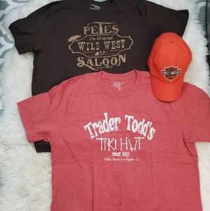 Old Navy Graphic Tee Shirts with Baseball Cap